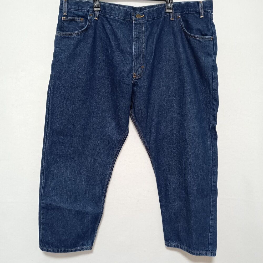 Steelguard FR Jeans Men, 46x30, Blue, Flame Resistant Weatex Indura Cat 2 Cotton